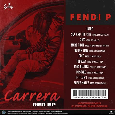 Mixtape of Carrea Red by Fendi P